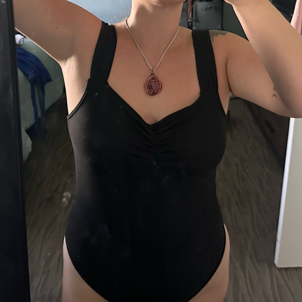 Black Cheeky Bodysuit